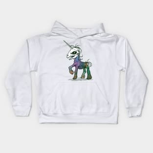 Zombie Unicorn Skull Kids Hoodie